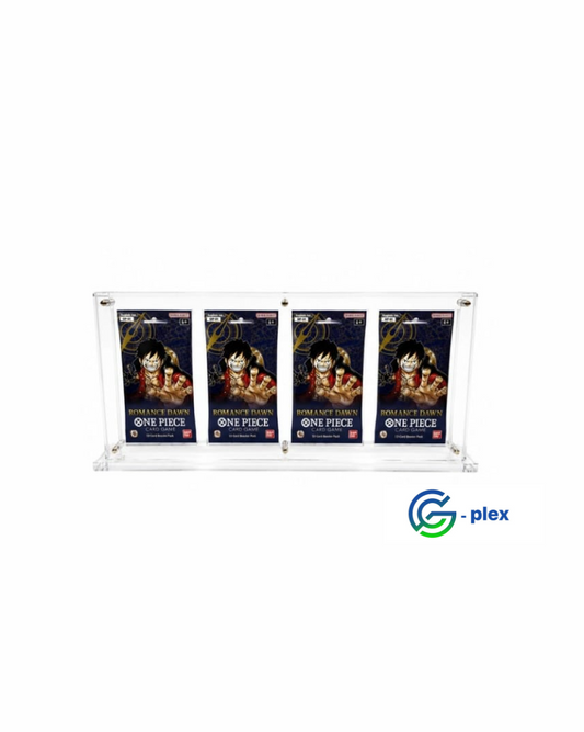 Case protettivo BLISTER 4 Postazioni in plexiglass con Supporto e Viti