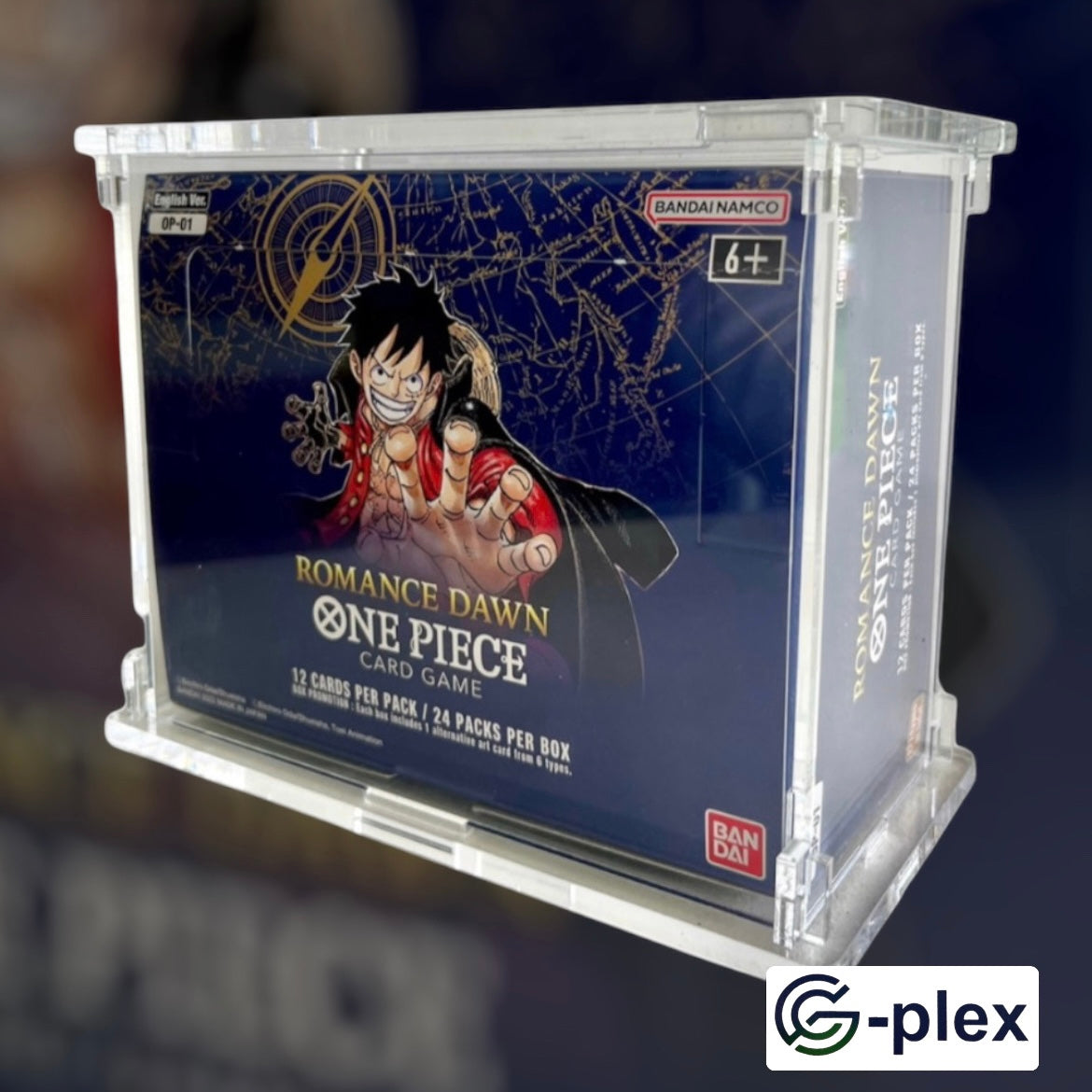 Case Protettivo One Piece Booster Box OP-01 (Fondo Blu) Prima Stampa/Edizione