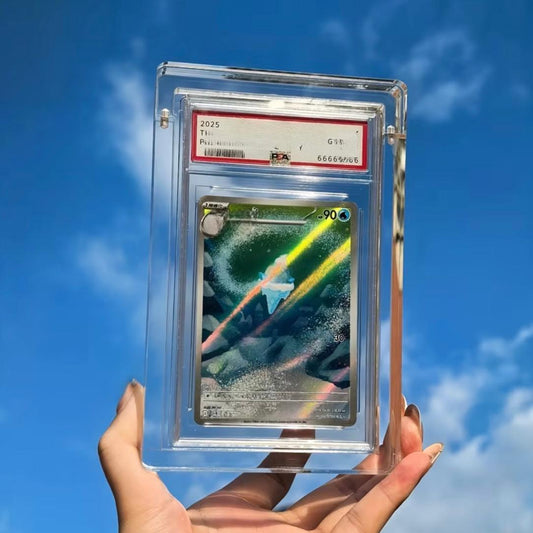 Custodia Protettiva Trasparente in Acrilico per Esposizione Carte di Grado PSA