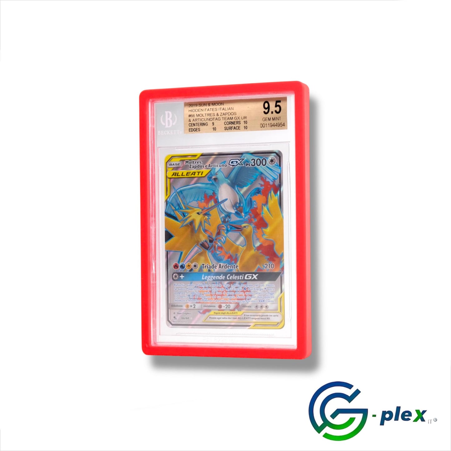 Custodia Protettiva con Cornice in Gomma per Carte Gradata PSA/BGS