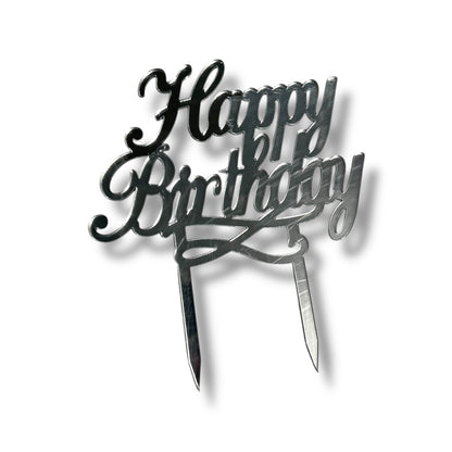 Cake topper Happy Birthday